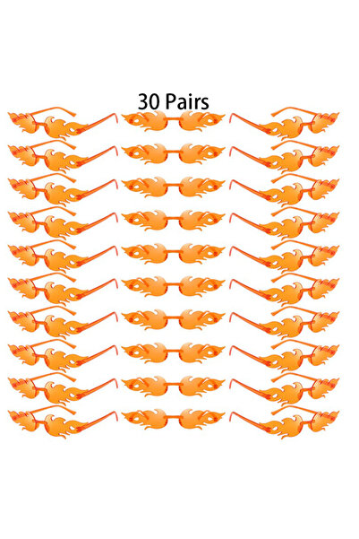 Choice as pciture shows 30 Pairs orange 30 Pairs Rimless Flame Shaped Sunglas...