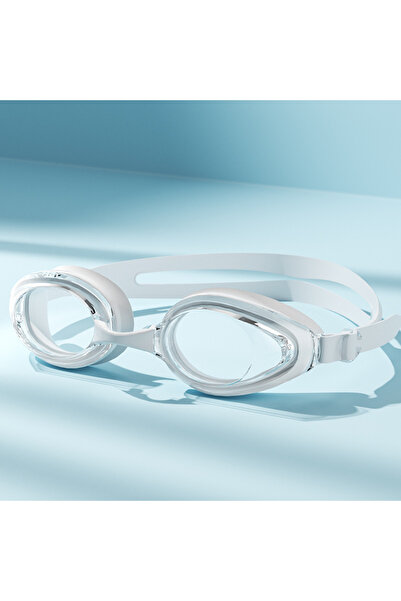 Choice نظارات سباحة بيضاء احترافية مقاومة للماء ومضادة للضباب وحماية من الأشع...