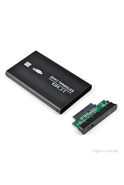 Hubstein 2.5 Inç Usb 3.0 Sata Harddisk Hdd Kutusu 5 Gbps Siyah Aluminyum Ssd