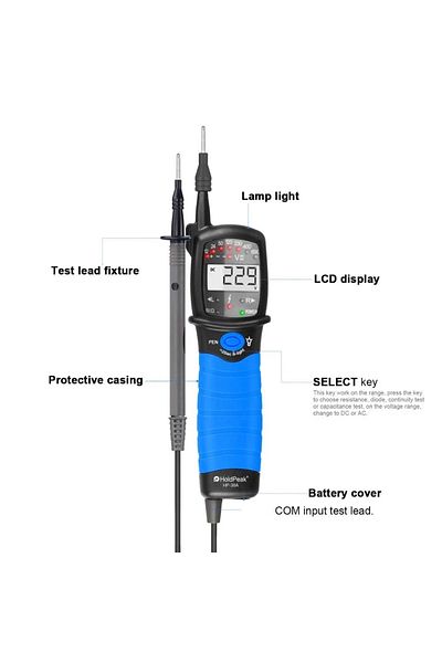 Choice Other 3V Other HoldPeak HP-38A LCD Electronic Current Voltage tester Digital Auto Power off AC/DC wi