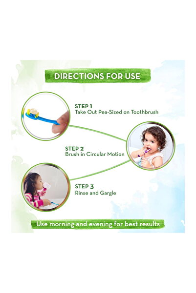 Mamaearth 100% Natural Berry Blast Toothpaste for Kids, Fluoride-Free & Safe to Swallow – 50 g