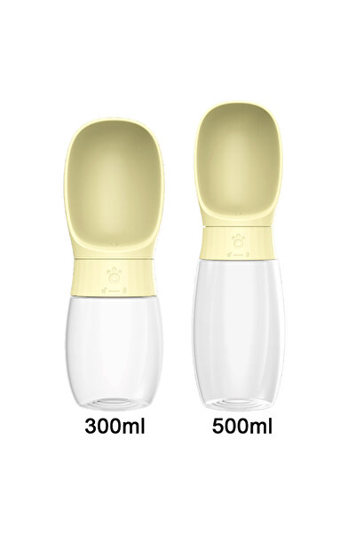 Choice زجاجة مياه محمولة للكلاب الكبيرة سعة 500 مل من مادة البولي إيثيلين تير...