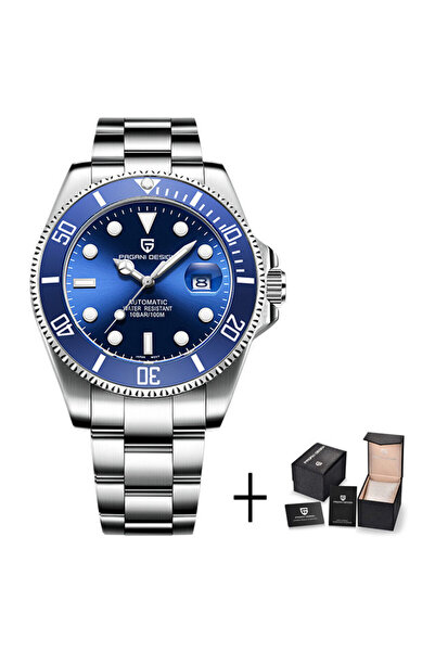 Choice الخيار 3: ساعة باجاني ديزاين زرقاء، ساعة يد ميكانيكية أوتوماتيكية فاخر...