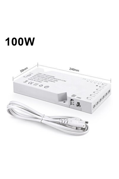 Choice EU Power Plug 100W 10xDupont Port LED Lighting Transformer DC12V 2A 3A...