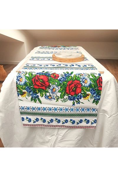 Kotonia Home Față de masă decorativă Kotonia Home - Rustic, 100% bumbac, 45x150 cm, T03