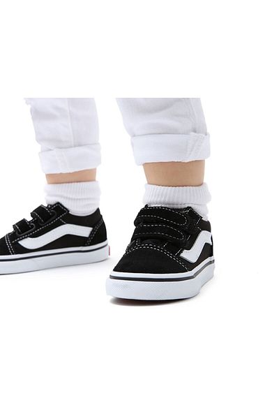 Vans Td Old Skool V Baby Casual Shoes Vn000D3Yblk1 Black