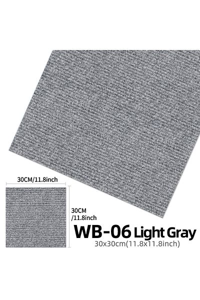 Choice 30cmx30cm Light Gray 10pcs Carpet Floor Tiles Sticker Adhesive Stickers Carpet Peel And Stick Remova