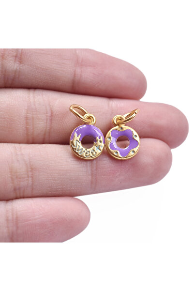 Choice M516-13 16Pcs Dripping Oil Alloy Fashionable Pendant Candy Ice Cream Fries Jewelry Craft Products Ch