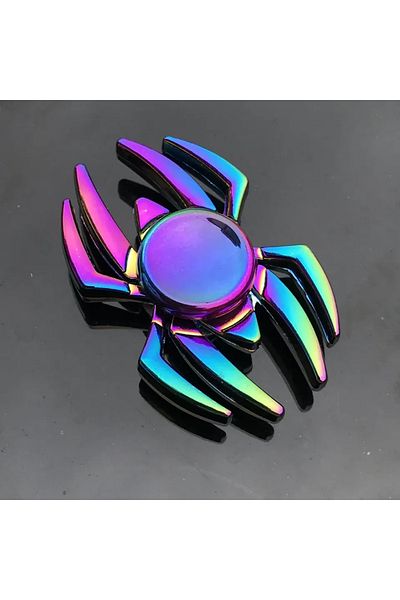 Choice 16 New Metal Rainbow Fidget Spinner Gradient Color R188 Mute Bearing EDC Hand Spinner Fingertip Gyro