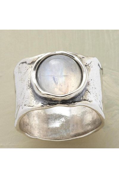 Choice 9 C1226 Vintage Round Moonstone Rings for Men Female Wedding Party Anniversary Gift Jewelry Accessor