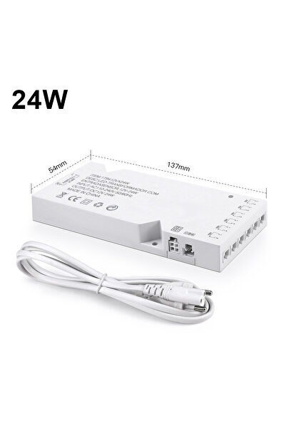 Choice EU Power Plug 24W 6xDupont Port LED Lighting Transformer DC12V 2A 3A 5...