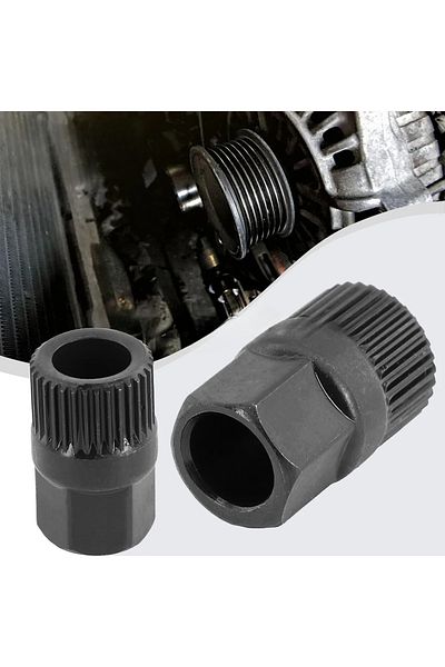 Choice Alternator Clutch Free Wheel Pulley Removal Tool With 33 Tooth V Belt Pulley Remover Black Car Ac...