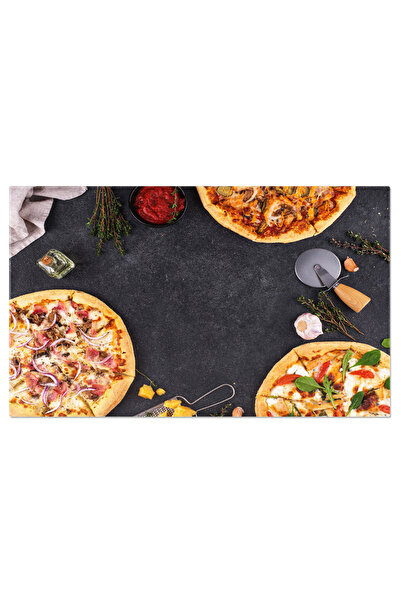 StoryGift Romania Tablou Canvas Asortiment De Pizza Italiana Cu Diferite Ingrediente Diferite Tipuri De Pizza Ita