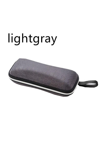 Choice light gray-B New Honeycomb Zipper Glasses Case portable Sunglasses Cas...