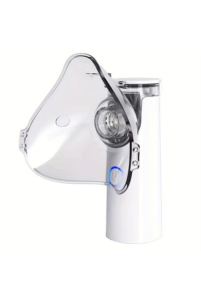 ALIWUZN White Quiet Inhaler Asthma Portable Medical Nebulizer Inhlaer Mini Ultrasonic Vibrating Mesh Nebuliz