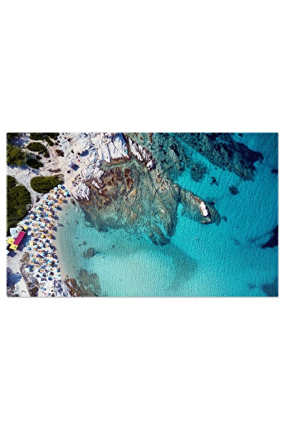 StoryGift Romania Tablou Canvas Imagini Aeriene Spectaculoase Ale Unei Plaje ...