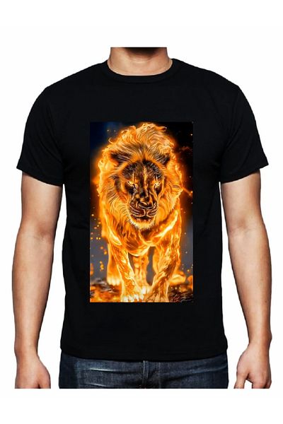 Lifeguard Large Size Digital Printed T-Shirt