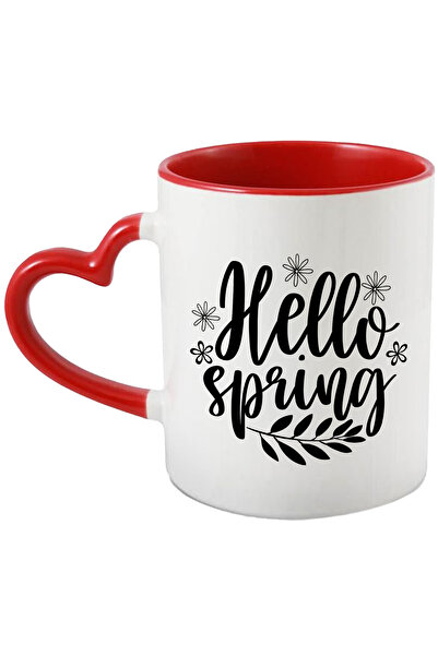 StoryGift Romania Cana Cu Floricele Si Cu Mesajul In Engleza "hello, Spring" ...