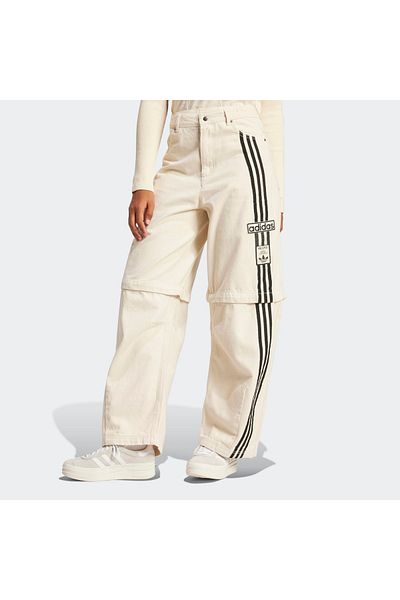 adidas Adibreak 2in1 Women's Cream Jean Trousers (Jd5618)