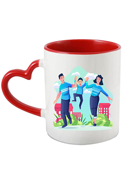 StoryGift Romania Cana Cu Familie, Parinti, Copil, Nori, Plimbare, Zambet, Mu...