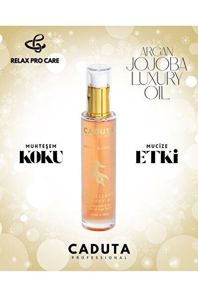 CADUTA زيت إصلاح وتغذية الشعر، زيت الأرغان والجوجوبا الفاخر الممتاز 50 مل