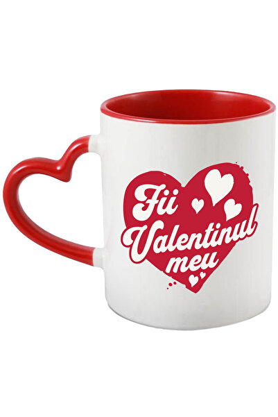 StoryGift Romania Cana Fii Valentinul Meu Cuplu Valentine's Day , 330ml, Cera...