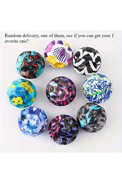 GlassySKY 1 Piece High Bouncing Space Ball Moon Ball