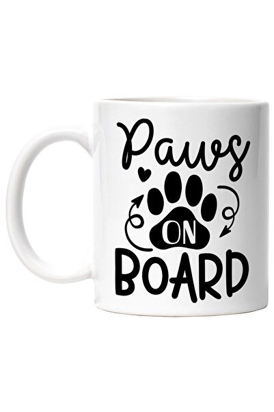 StoryGift Romania Cana Cu Textul In Engleza "paws On Board" - Labute La Bord ...