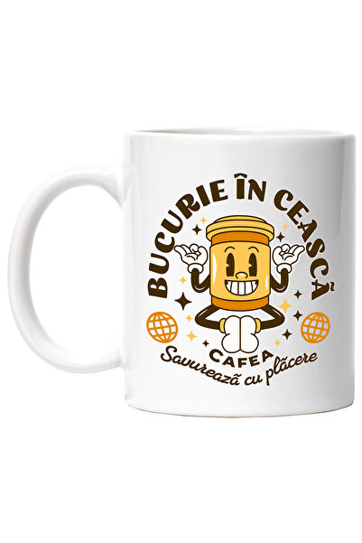StoryGift Romania Cana Cafea Bucurie În Ceascs. Savureaza Cu Placere, 330ml, ...