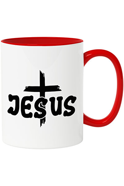 StoryGift Romania Cana cu o cruce si textul "Jesus" - Iisus pocainta bunatate...
