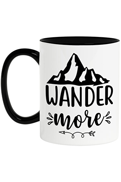 StoryGift Romania Cana Cu Mesaj Care Te Indeamna Sa Hoinaresti/ratacesti Mai Mult In Aventurile Ta, Cu Maner Negru Stg