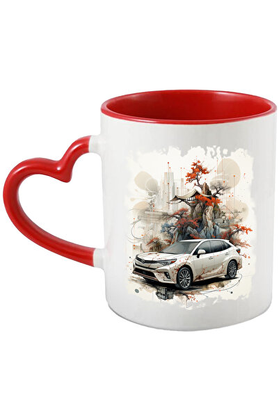 StoryGift Romania Cana Cu Masina, Stanci, Munte, Copaci, Asiatic, Multicolor ...