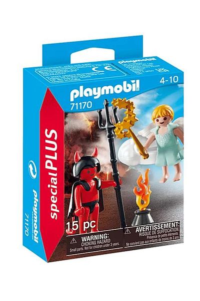 Playmobil LITTLE ANGEL AND LITTLE DEMON FIGURES
