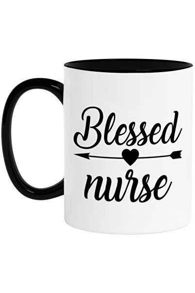 StoryGift Romania Cana Cu Inimioara Si Textul In Engleza "blessed Nurse" - As...