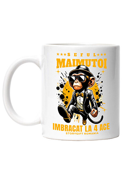 StoryGift Romania Cana Seful Maimutoi Imbracat La 4 Ace Office Corporatie, 33...