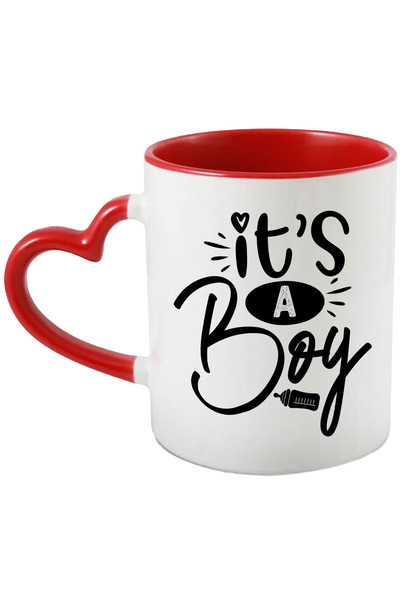 StoryGift Romania Cana Cu Mesajul In Engleza "it's A Boy" - E Un Baietel Bibe...