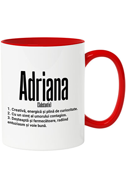 StoryGift Romania Cana Cu Numele Adriana, Si Mesaj Motivational, Creativa, De...