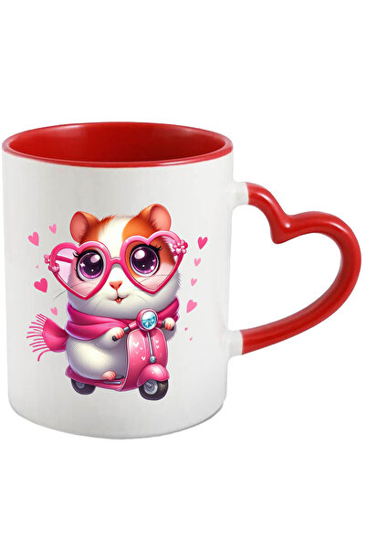 StoryGift Romania Cana Cu O Femela Hamster Care Conduce Un Scuter | Ilustrati...