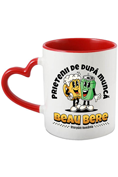 StoryGift Romania Cana Prietenii de dupa munca beau bere iubire relax, 330ml,...
