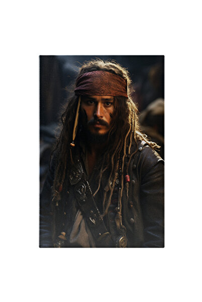 StoryGift Romania Tablou Canvas: Portret Jack Sparrow Murdar Pe Fata Pirații ...