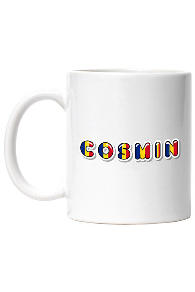 StoryGift Romania Cana Cu Numele Cosmin, Romania, Suporter, Steagul Romaniei,...