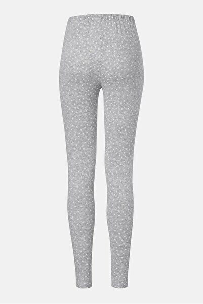 Tchibo Women Allover Print Pull On Leggings, Grey