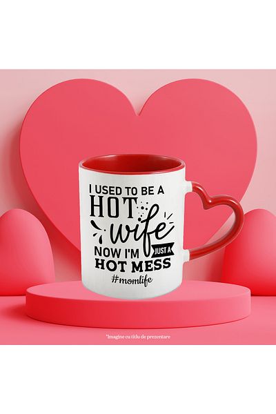 StoryGift Romania Mug for women who were hot wives, and now are hot disasters, With,STG.