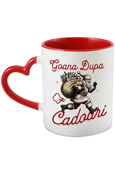 StoryGift Romania Cana Cu Mos Craciun Alergand Cu Sac De Cadouri Text Goana D...