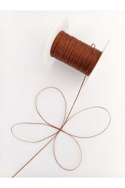 Eskişehir hobi sanat 20 Meters 0.8 mm Waxed Cord Red Brown Color Leather Sewing Necklace Jewelry Design Bracelet Floss