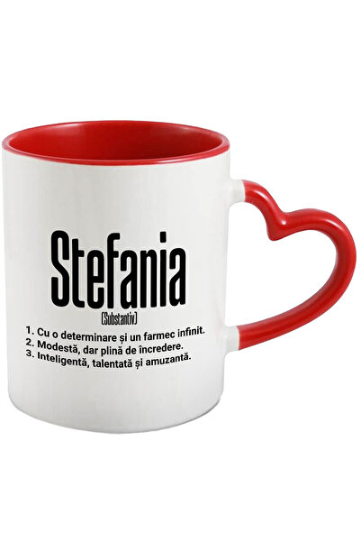 StoryGift Romania Cana Cu Numele Stefania, Si Mesaj Motivational, Determinare...