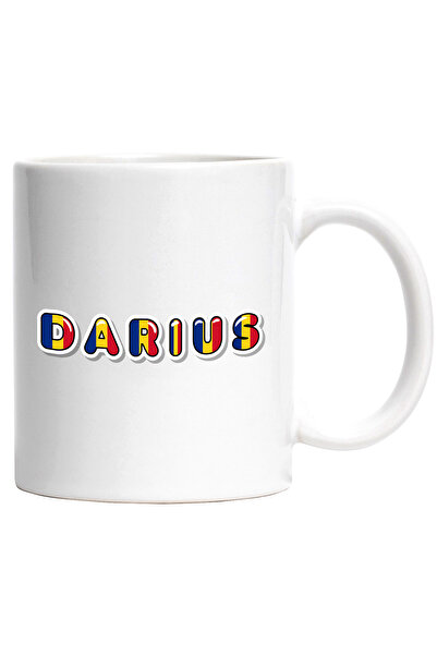 StoryGift Romania Cana Cu Numele Darius, Romania, Suporter, Steagul Romaniei,...