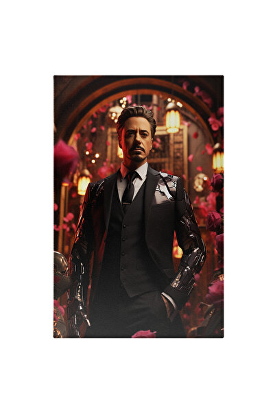 StoryGift Romania Tablou Canvas: Portret Barbat In Costum Robert Downey Jr In...