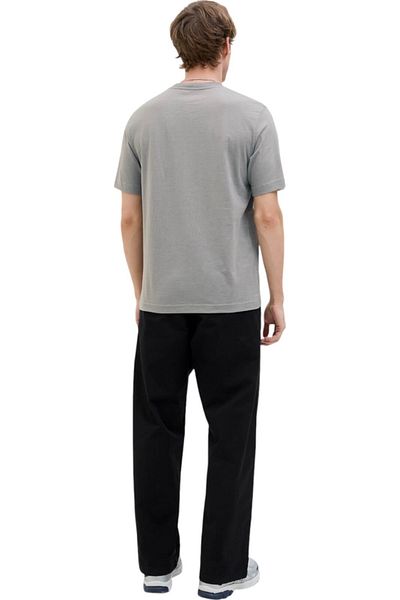 Jack & Jones Tricou JACK &JONES Sago Logo Slub - 12276524-Gray Flannel