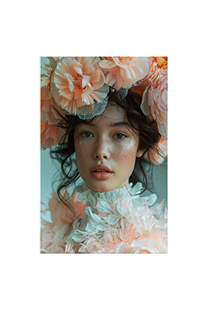 StoryGift Romania Tablou Canvas: Pretty Girl Cu Ochii Calzi Si Pistrui In Tin...